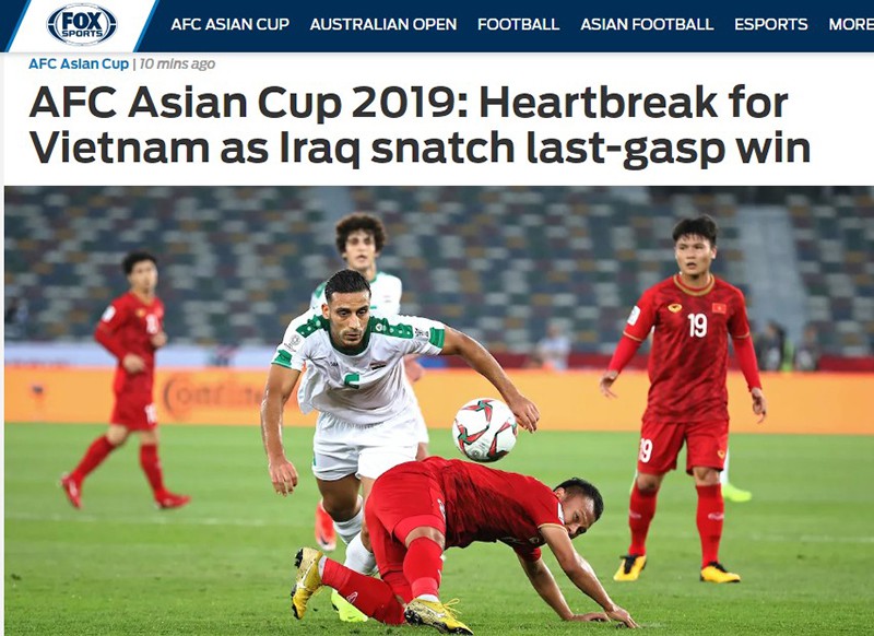 AFC bày tỏ tiếc nuối cho tuyển Việt Nam